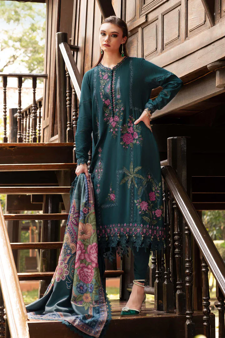 Premium Embroidered 3 Piece Lawn Suit | Unstitched Lawn Suits Pakistan