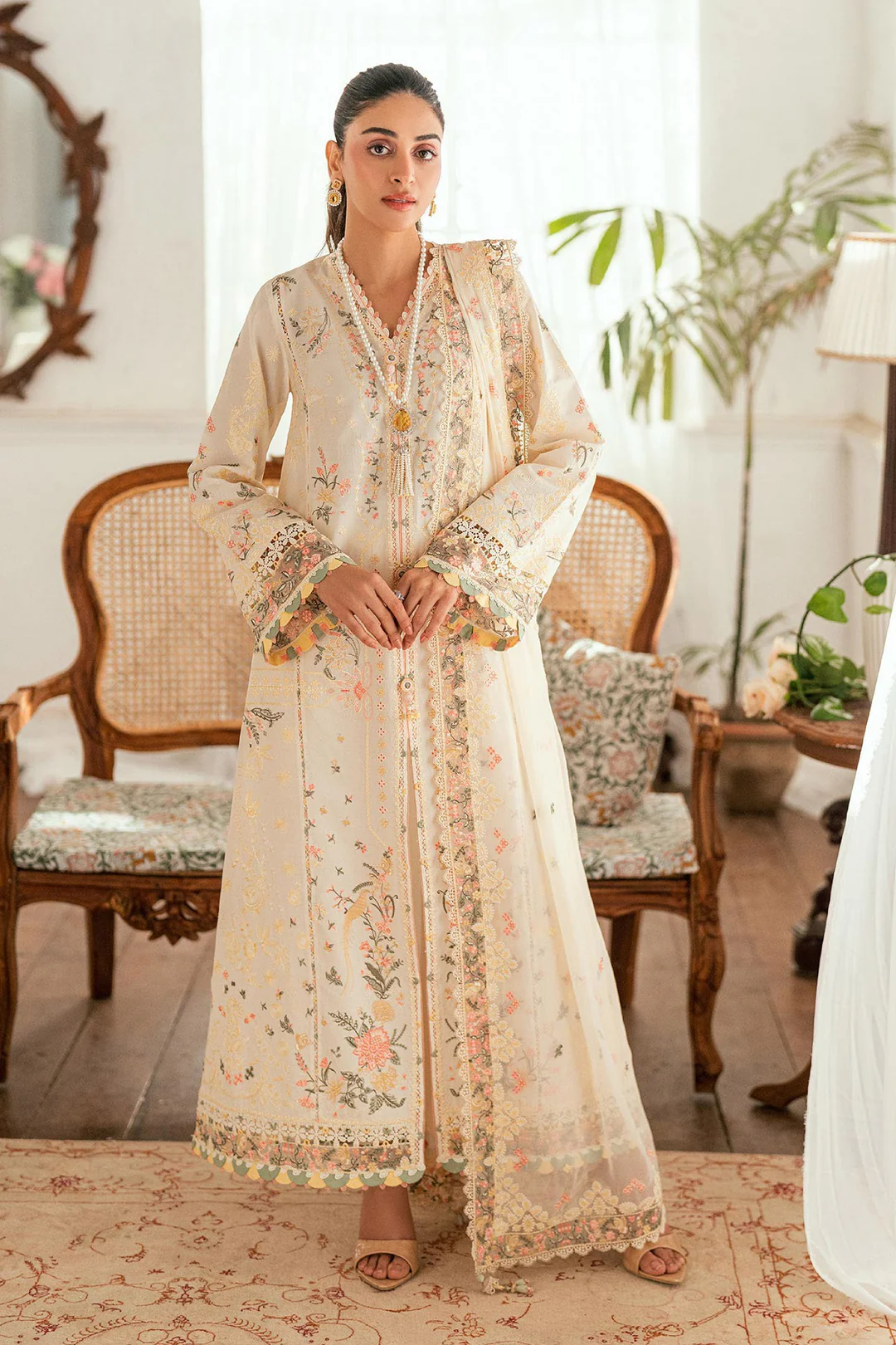 Premium Embroidered 3 Piece Lawn Suit | Unstitched Lawn Suits Pakistan
