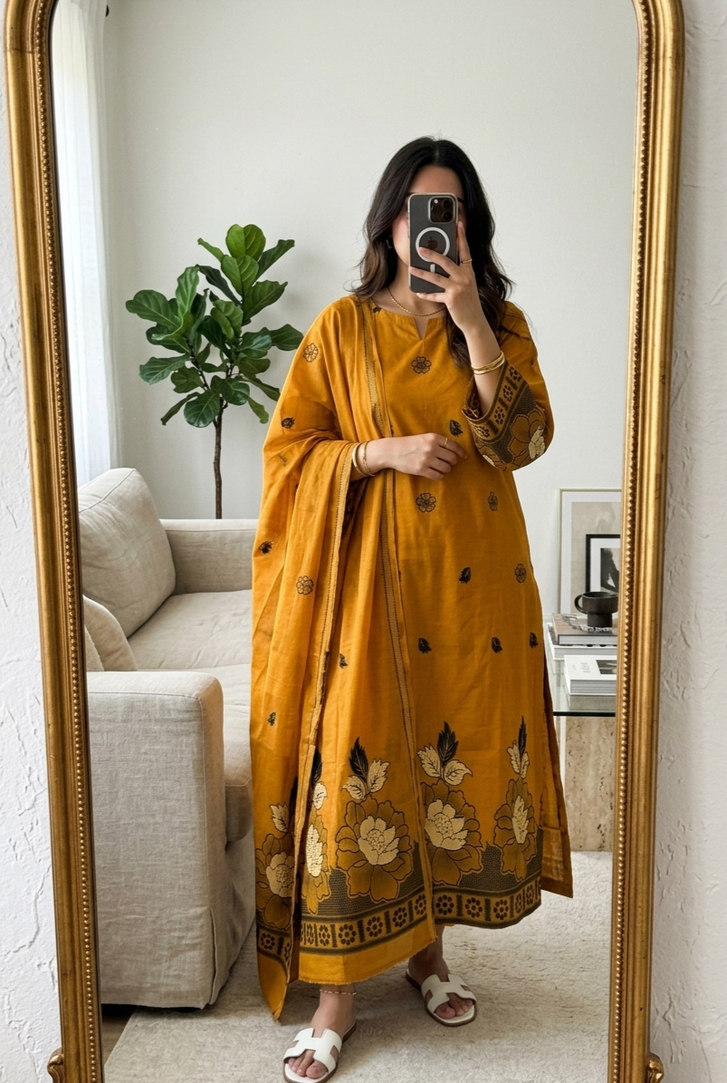 Jacquard Unstitched 3 Piece Lawn Dress | Premium Lawn Suits Pakistan